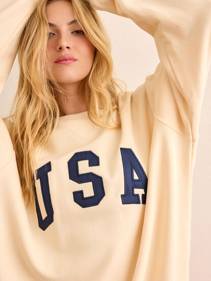USA Embroidered Pullover - TULLABEE