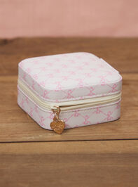 Bow Print Jewelry Box Detail 3 - TULLABEE