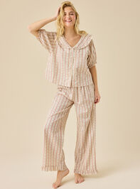 Candy Cane Stripe Mama Pj Set - TULLABEE