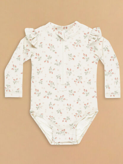 Hallie Strawberry Rashguard by Quincy Mae - TULLABEE