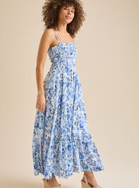 Kendall Floral Maxi Dress Detail 4 - TULLABEE