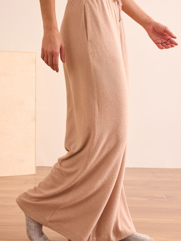 Cozy Nights Straight Leg Lounge Pant Detail 4 - TULLABEE
