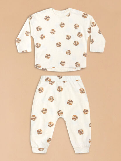 Little Baller Top and Pants Set by Rylee + Cru - TULLABEE