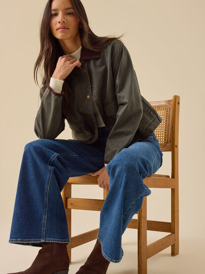 Sami Cropped Barn Jacket - TULLABEE