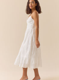 Calianna Embroidered Midi Dress Detail 3 - TULLABEE