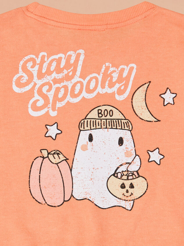 Stay Spooky Toddler Sweatshirt Detail 3 - TULLABEE