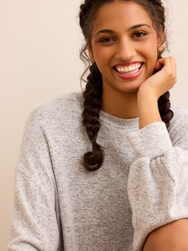 Soft Horizon Balloon Sleeve Tee Detail 3 - TULLABEE