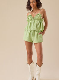 Jess Gingham Ruffle Top Detail 5 - TULLABEE