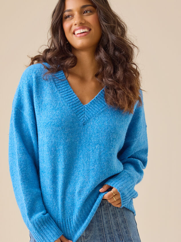 Mary V-Neck Sweater - TULLABEE