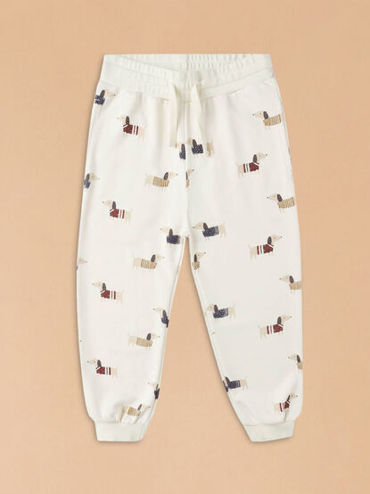 Dachshund Jogger Sweatpant by Rylee + Cru - TULLABEE