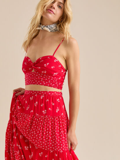 Fleur Twist Front Tank - TULLABEE