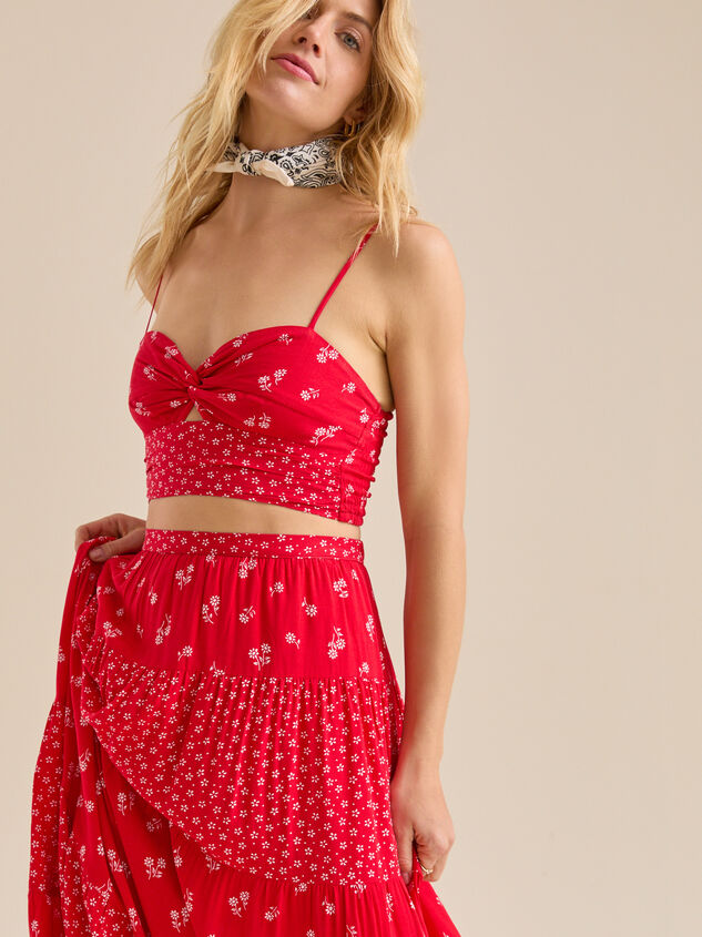 Fleur Twist Front Tank Detail 2 - TULLABEE