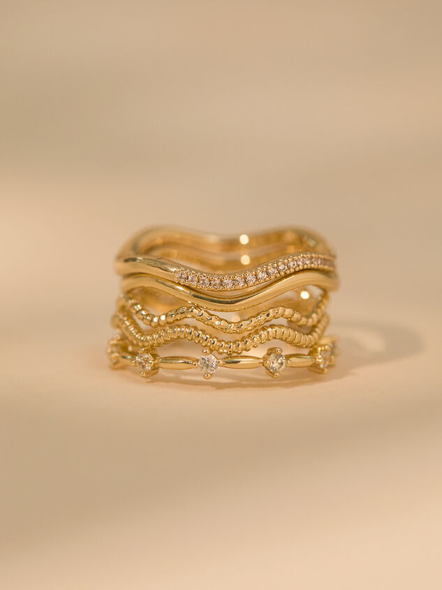 Zig Zag Ring Set - TULLABEE
