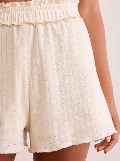 Maven Pointelle Short - TULLABEE
