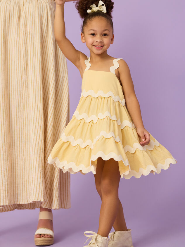Reagan Ric Rac Dress by Rylee + Cru Detail 3 - TULLABEE