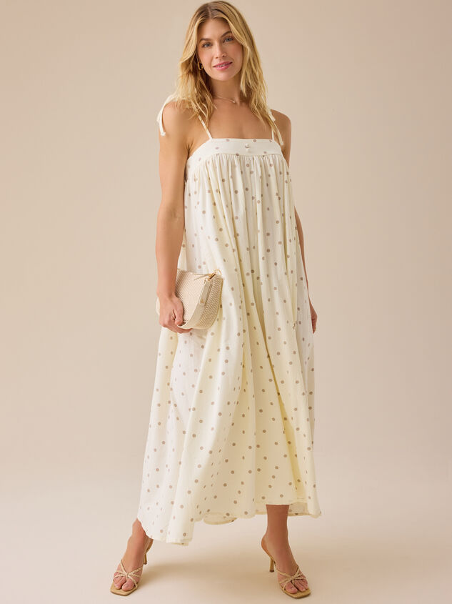 Laura Dot Mama Dress Detail 2 - TULLABEE