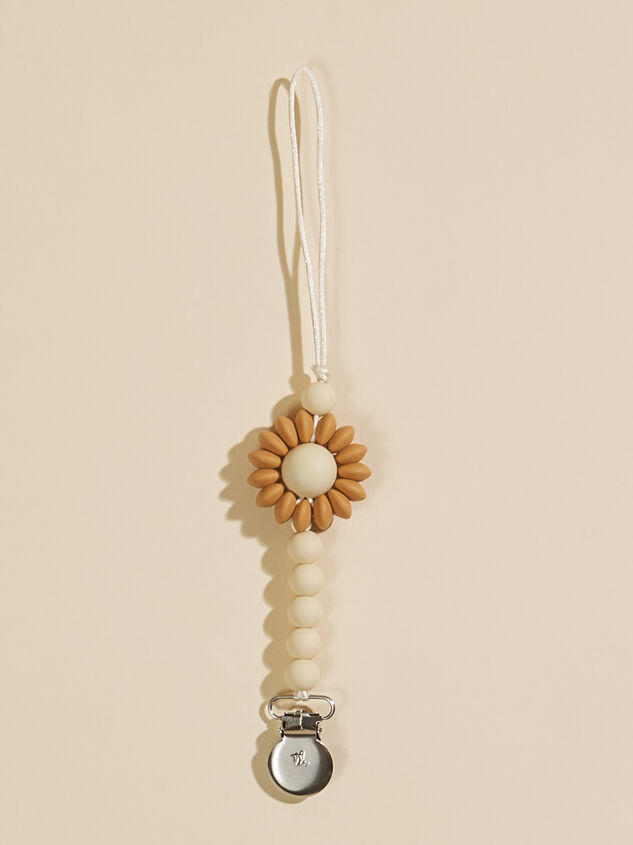 Sunflower Paci Clip - TULLABEE