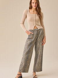 Jasper Ribbed Square Neck Top Detail 2 - TULLABEE