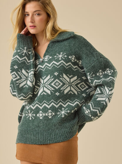 Jovie Fair Isle Sweater - TULLABEE