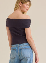 Odessa Off-Shoulder Top Detail 4 - TULLABEE