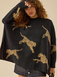 Raven Leopard Sweater - TULLABEE
