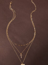 Love Like Jesus Layered Charm Necklace - TULLABEE