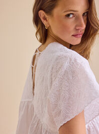 Gwendoline Floral Flowy Top Detail 6 - TULLABEE