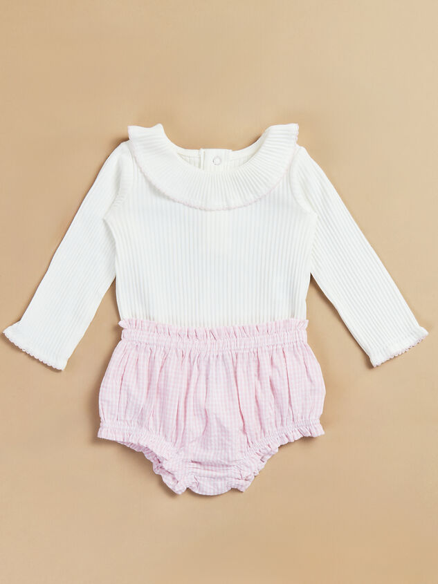 Sophie Bodysuit and Bow Bloomer Set by Mudpie - TULLABEE
