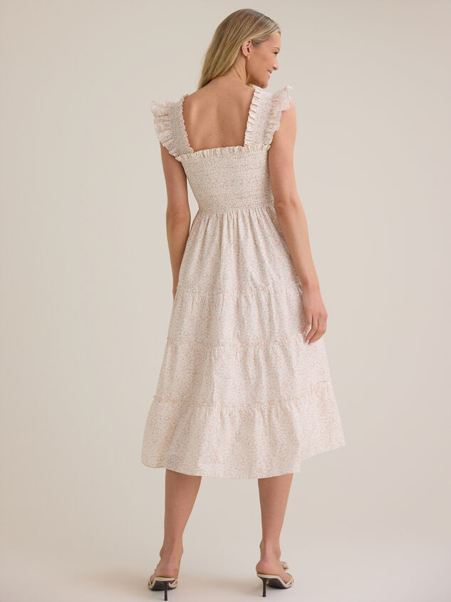 Esme Floral Mama Dress Detail 4 - TULLABEE