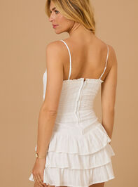 Nina Textured Mini Dress Detail 4 - TULLABEE