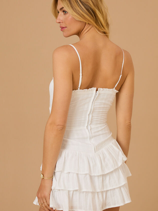 Nina Textured Mini Dress Detail 4 - TULLABEE
