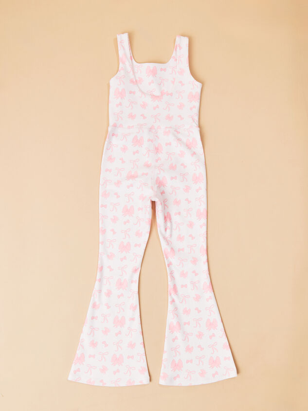 Bows Flare Jumpsuit Detail 3 - TULLABEE