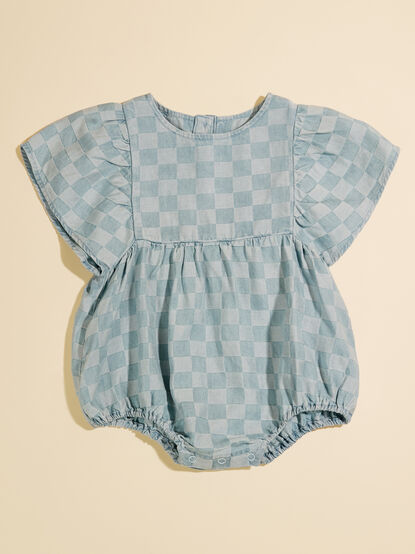 Eve Checkered Romper by Rylee + Cru - TULLABEE