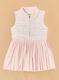 Eva Plaid Polo Dress Detail 2 - TULLABEE