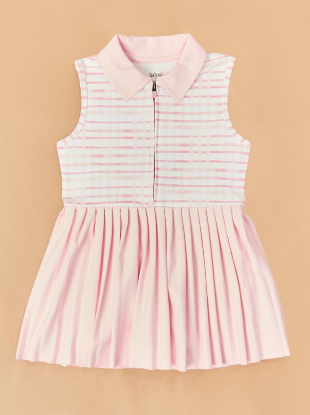 Eva Plaid Polo Dress Detail 2 - TULLABEE