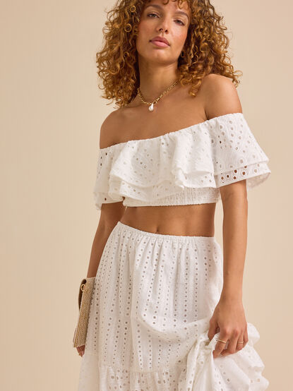 April Eyelet Top - TULLABEE