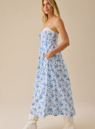 Sherly Floral Maxi Dress Detail 3 - TULLABEE
