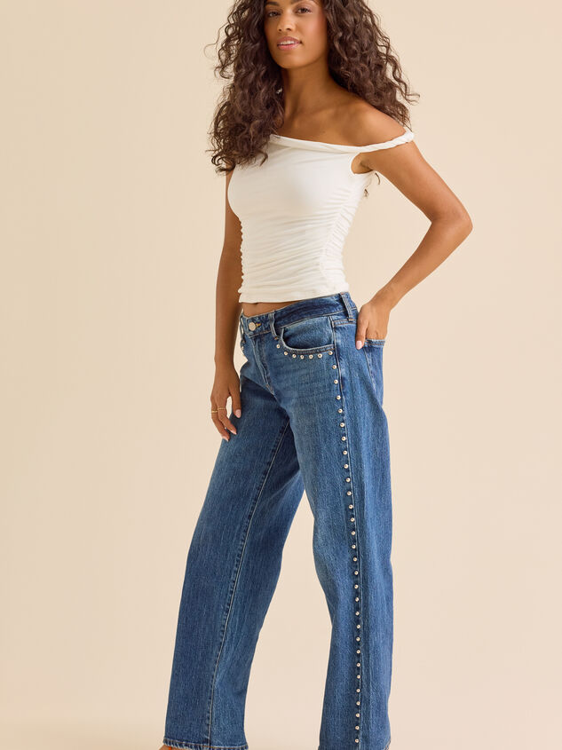 Amelia Asymmetrical Twist Tank Detail 3 - TULLABEE