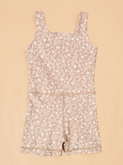 Mae Floral Unitard - TULLABEE
