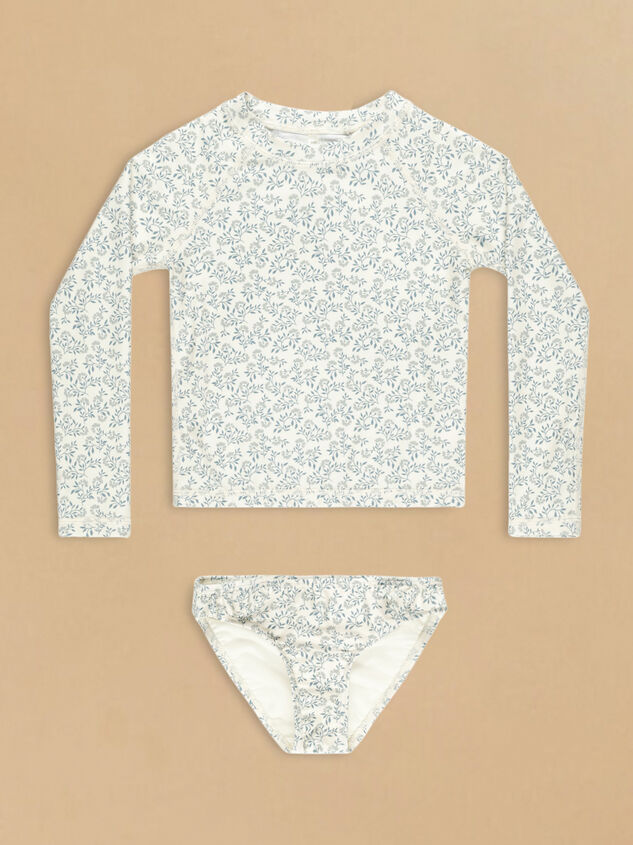 Augusta Floral Rashguard Swim Set by Rylee + Cru - TULLABEE