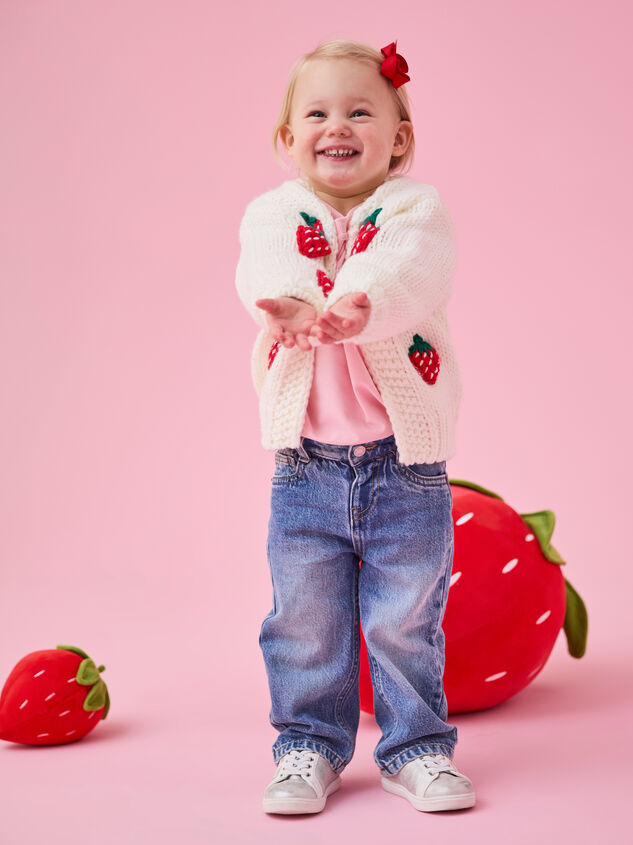 Remy Strawberry Cardigan - TULLABEE
