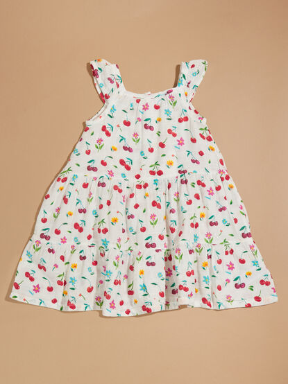 Cherry Floral Dress - TULLABEE