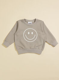 Smiley Toddler Sweatshirt - TULLABEE