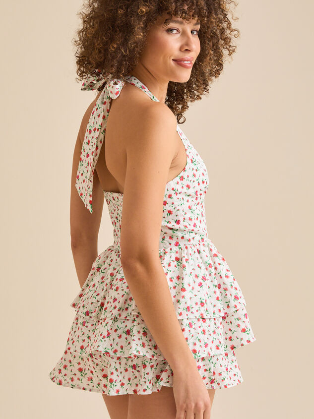 Lovely Floral Romper Detail 4 - TULLABEE