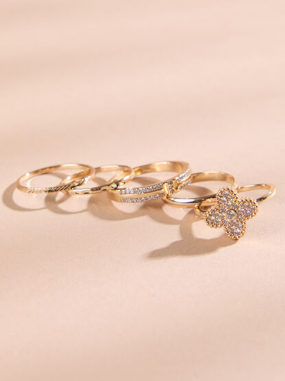 Clover Statement Ring Set - TULLABEE