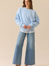 Make Heaven Crowded Graphic Sweatshirt Detail 2 - TULLABEE