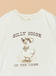 Silly Goose on the Loose Tee Detail 3 - TULLABEE