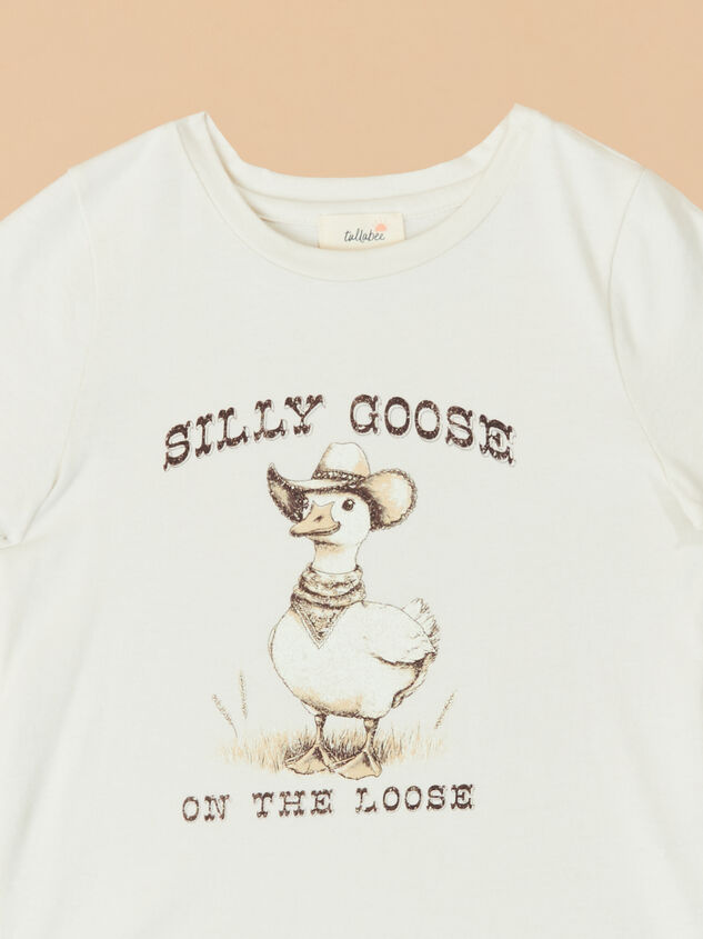 Silly Goose on the Loose Tee Detail 3 - TULLABEE