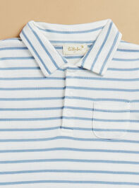 Matthew Striped Romper Detail 2 - TULLABEE