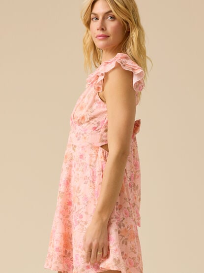 Amaris Floral Mini Dress - TULLABEE